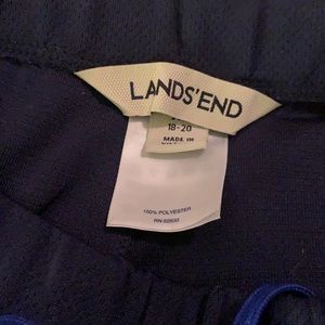 Lands End black/blue/grey joggers